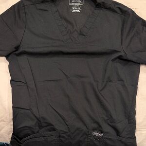 Black Scrub Set Top and Pant Cherokee